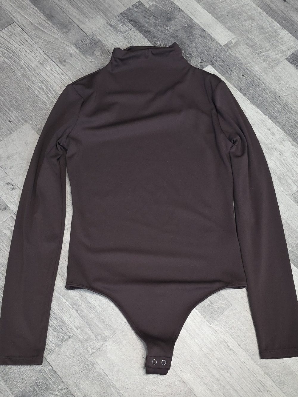 NWOT, Express • Long Sleeve Body Contour Mock Neck Bodysuit, Size Small